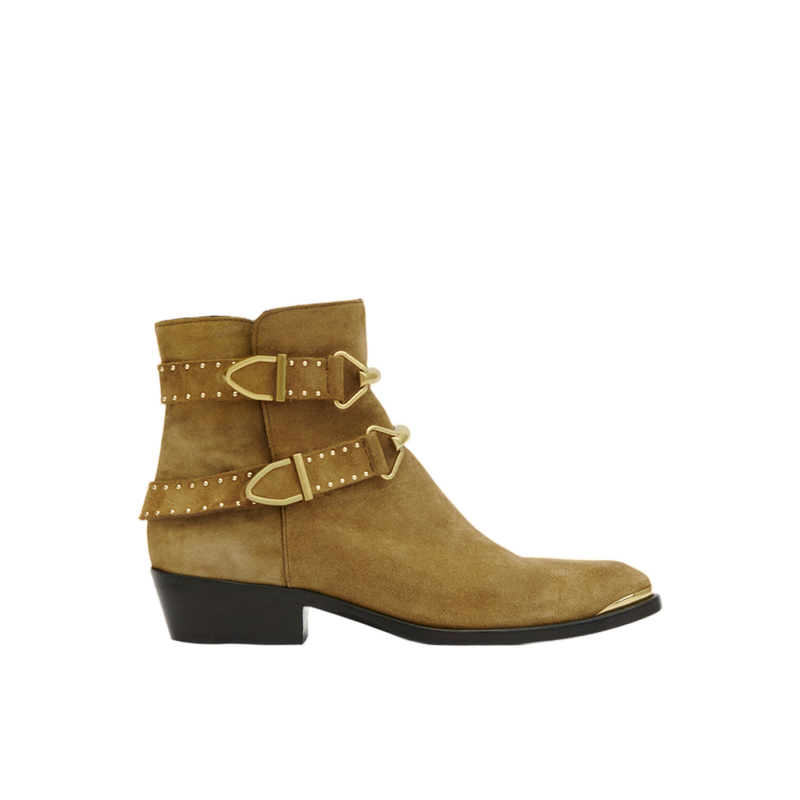 BO0255FA-D1A01S-50TA (W) Isabel Marant Zalya Leather Boots Taupe