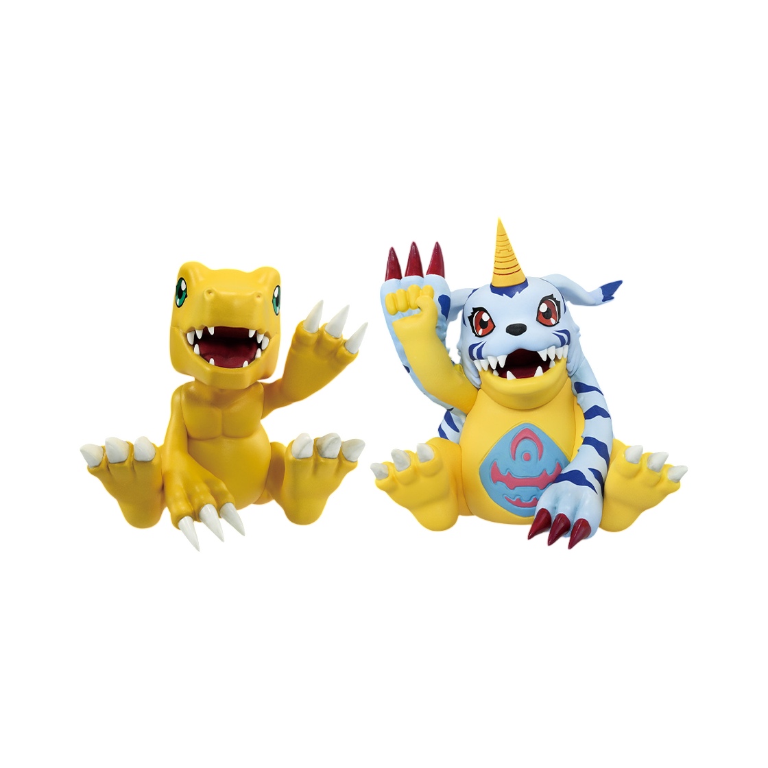 - Bandai Ichiban Kuji Digimon Series Clash of Light and Darkness C Prize Agumon & Gabumon Set Figure