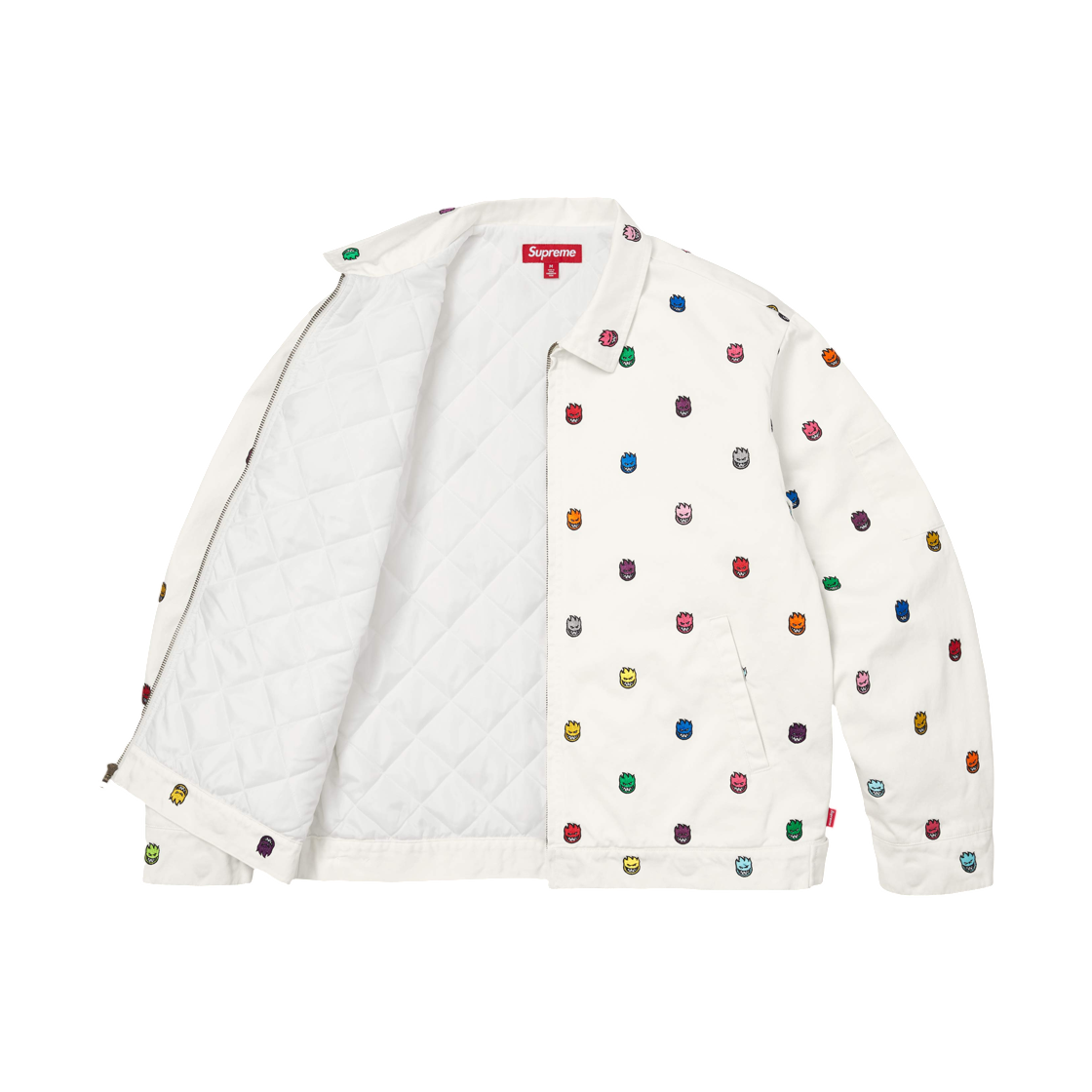 슈프림 x 스핏파이어 워크 자켓 화이트 - 26SS(Supreme x Spitfire Work Jacket White - 26SS) - 3