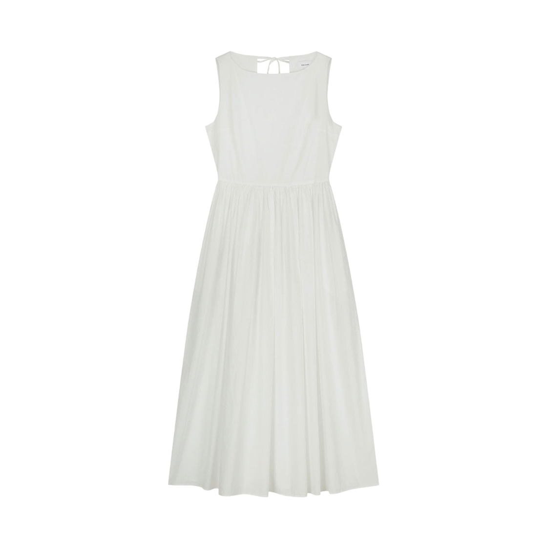 비자비 코튼 타이 백 드레스 화이트(VIS A VIS Cotton Tie Back Dress White)