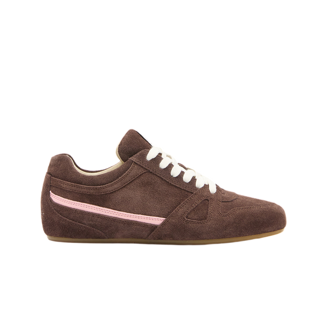 BK0091FA-D3E13S-50CL (W) Isabel Marant Senny Low Low Top Suede Sneakers Chocolate - 26FW