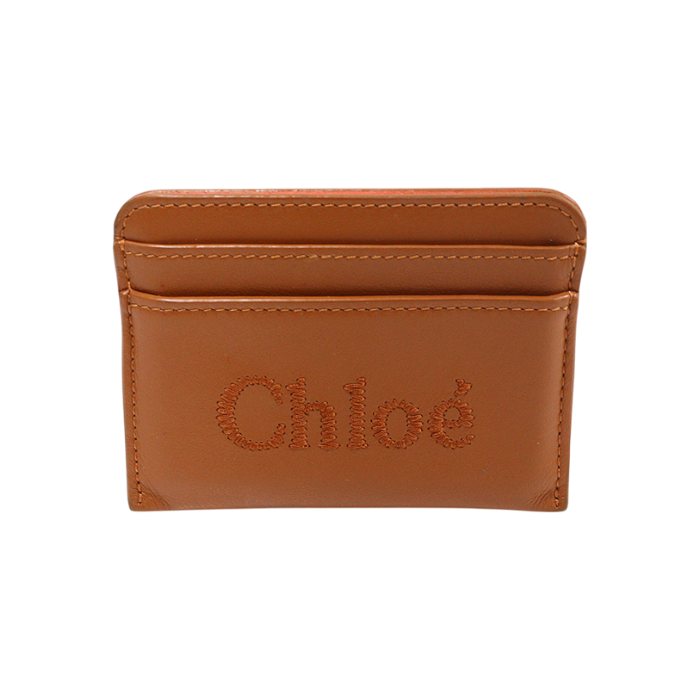 ITTAP4OQBPK7 Chloe CHC23SP868I10247 Caramel Brown Sense Card Holder