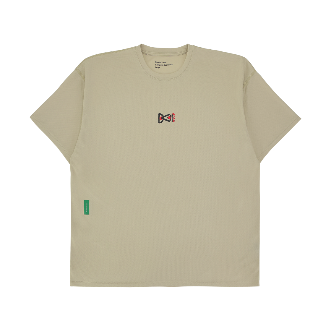 DV0100-A-BAMBOO District Vision Short Sleeve Boxy Training T-Shirt Bamboo