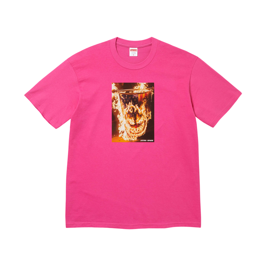 - Supreme x Spitfire Flag T-Shirt Fuchsia - 26SS