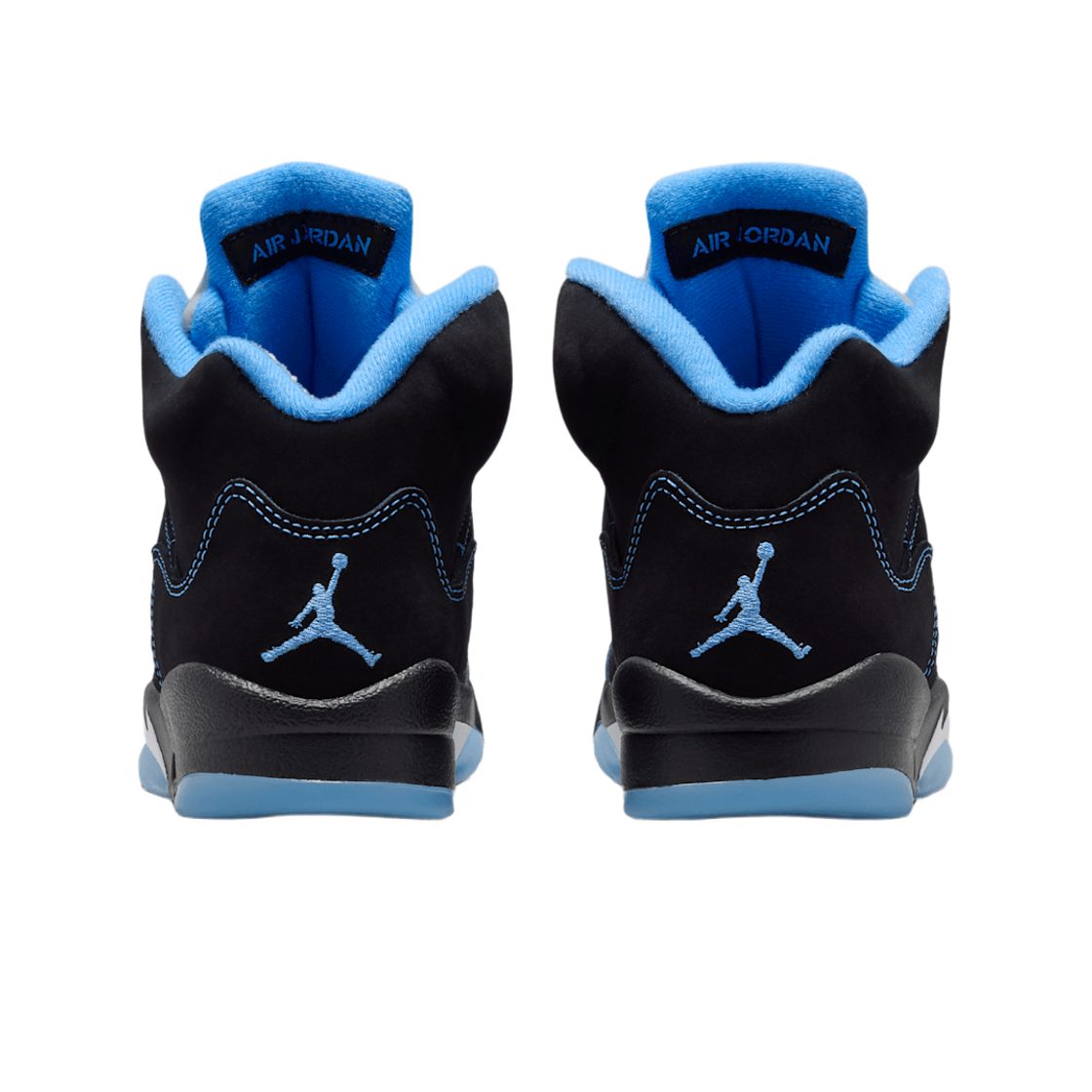 (GS) 조던 5 블랙 캐롤라이나 블랙 앤 유니버시티 블루((GS) Jordan 5 Black Carolina Black and University Blue) - 2