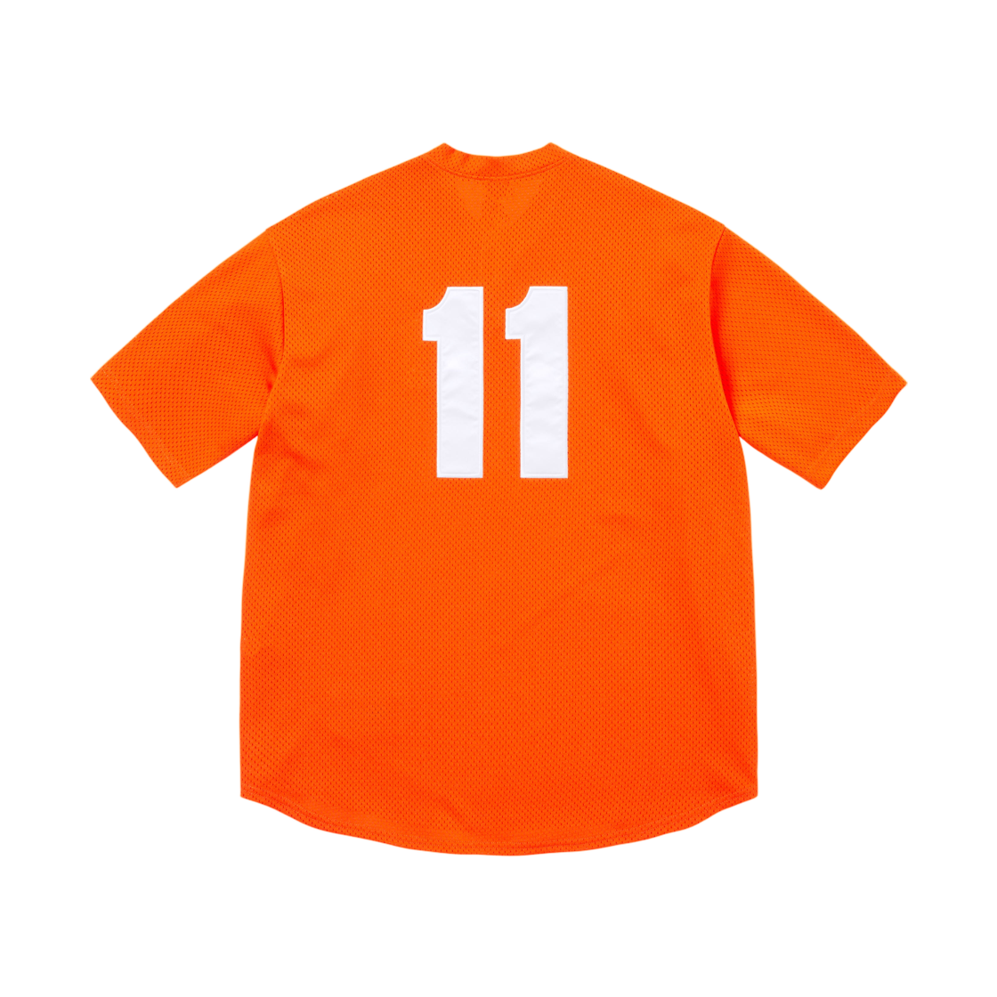 슈프림 샵 S 로고 베이스볼 헨리 오렌지 밀란 - 26SS(Supreme Shop S Logo Baseball Henley Orange Milan  - 26SS) - 2