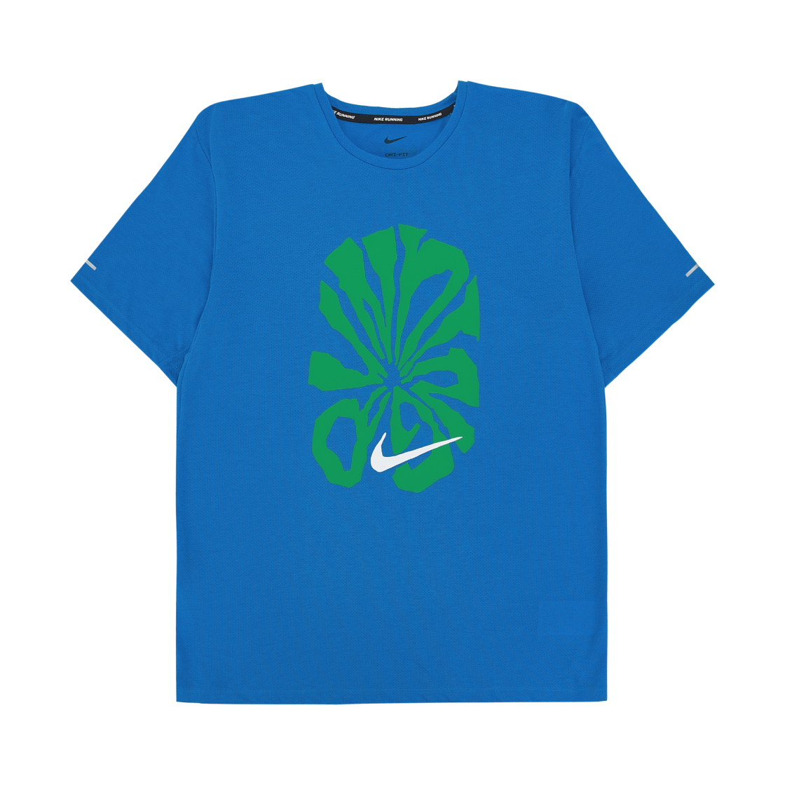FZ1081-435 Nike Dri-Fit Rise 365 Run Energy Short Sleeve Running Top Light Photo Blue Summit White - Asia