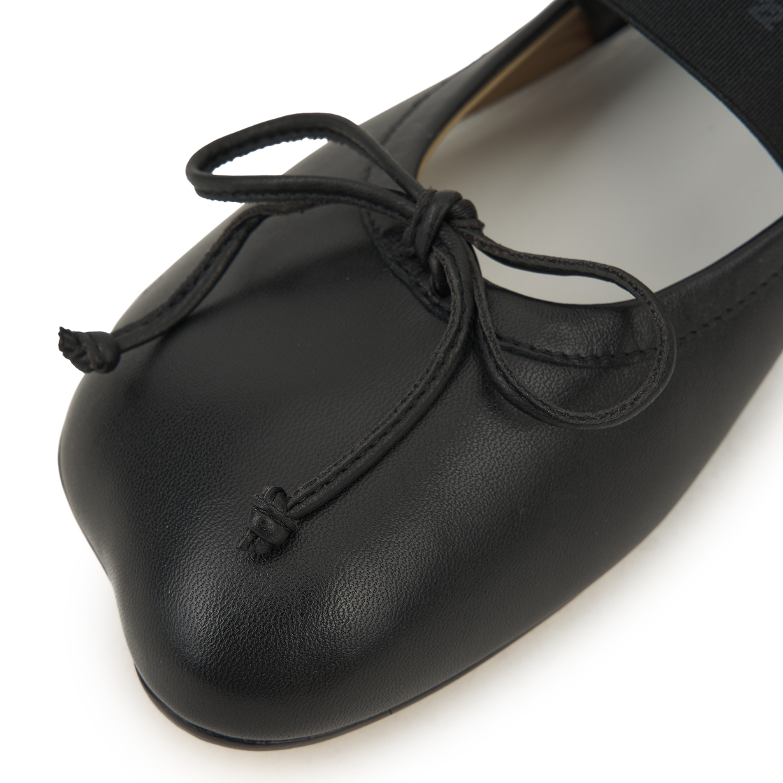 (W) MM6 메종 마르지엘라 아나토믹 뉴메릭 발레리나 블랙((W) MM6 Maison Margiela Anatomic Numeric Ballerinas Black) - 7