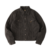 Kapital 14 oz. Black X Black Denim Westerner Regular Black
