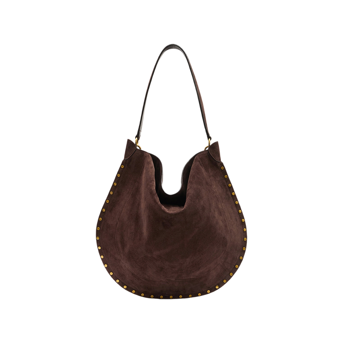 이자벨 마랑 오스칸 호보 소프트 카프스킨 숄더백 커피 - 26FW(Isabel Marant Oskan Hobo Soft Calfskin Shoulder Bag Coffee - 26FW) - 3
