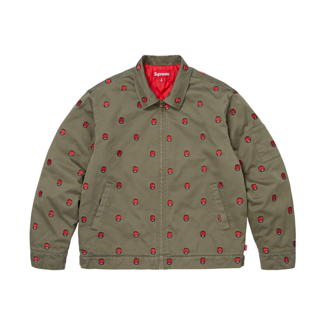 슈프림 x 스핏파이어 워크 자켓 올리브 - 26SS(Supreme x Spitfire Work Jacket Olive - 26SS) - 1