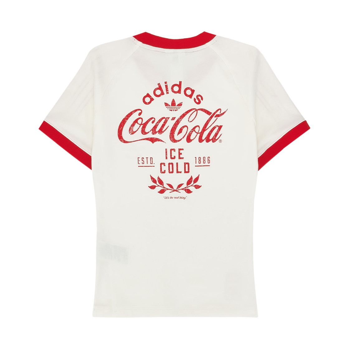 아디다스 x 코카콜라 3-스트라이프 티셔츠 코어 화이트 - KR 사이즈(Adidas x Coca-Cola 3-Stripes T-Shirt Core White - KR Sizing) - 2