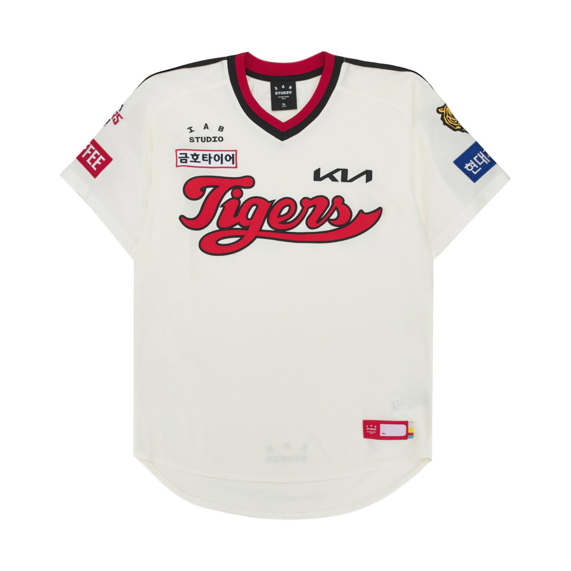 기아 타이거즈 x 아이앱 스튜디오 아이콘 유니폼 화이트 (논 마킹 버전)(Kia Tigers x IAB Studio Icon Uniform White (Non Marking Ver.))