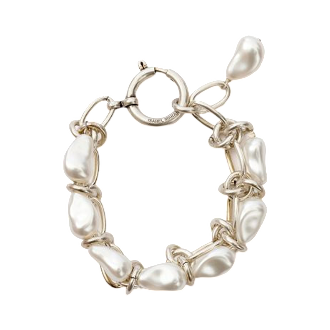 이자벨 마랑 레인 드롭 브레이슬릿 화이트 실버(Isabel Marant Rain Drop Bracelet White Silver)