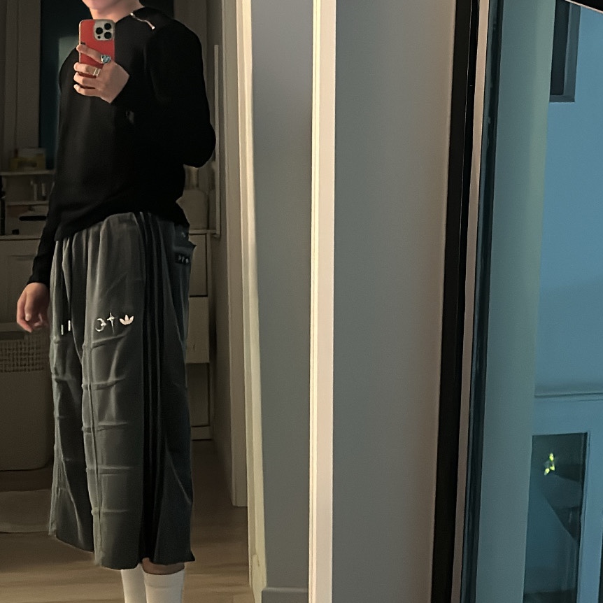 Adidas x Thug Club Bermuda Shorts Black - KR Sizing 착용 스타일