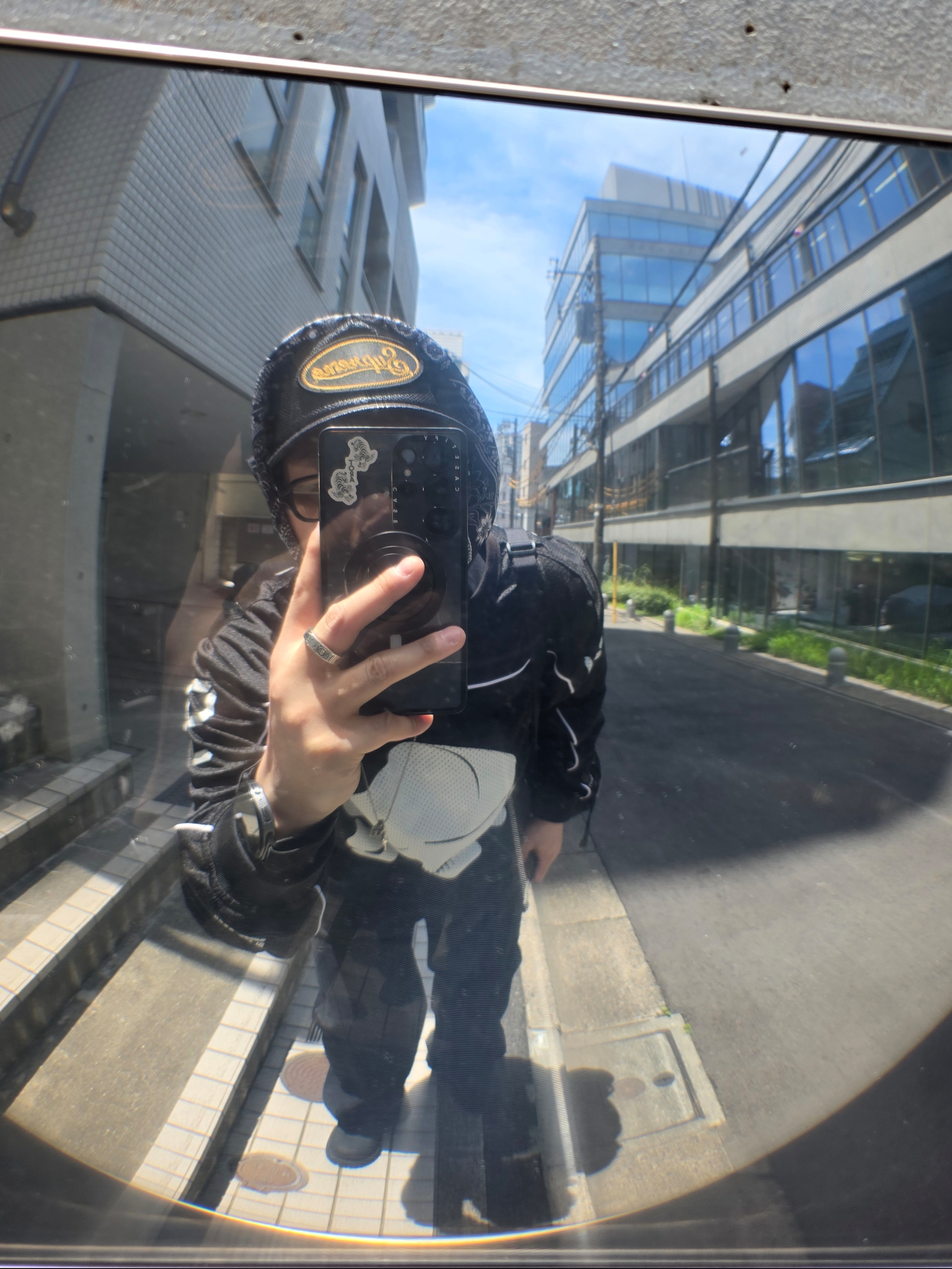 Supreme Raffia Mesh Back 5-Panel Black - 26SS, Supreme x Bounty Hunter Mesh Moto Jersey Black - 23FW 착용 스타일