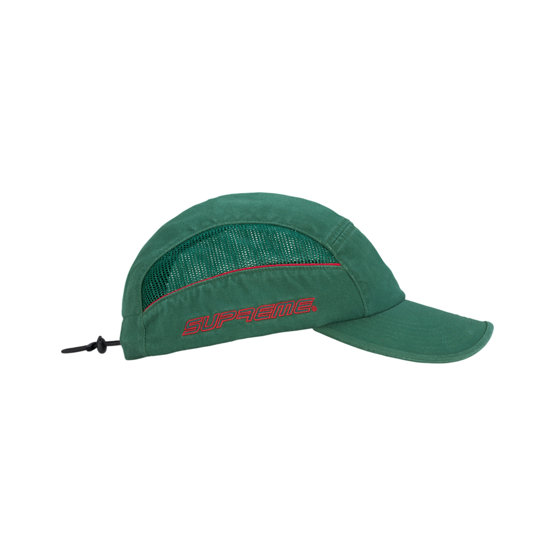 슈프림 사이드 메쉬 파이핑 캠프캡 그린 - 26SS(Supreme Side Mesh Piping Camp Cap Green - 26SS) - 2