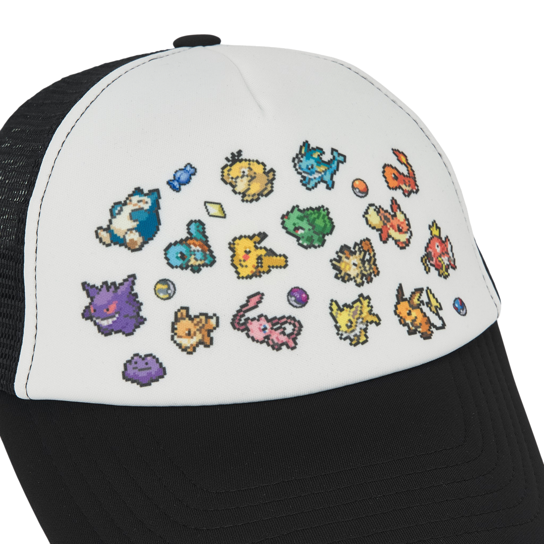 엘엠씨 x 포켓몬 픽셀 아트 멀티 트러커 캡 블랙(LMC x Pokemon Pixel Art Multi Trucker Cap Black) - 3
