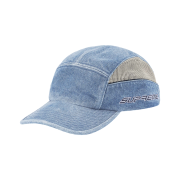 Supreme Side Mesh Piping Camp Cap Denim - 26SS