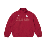 Supreme x Umbro Rhinestone Track Jacket Red - 26SS