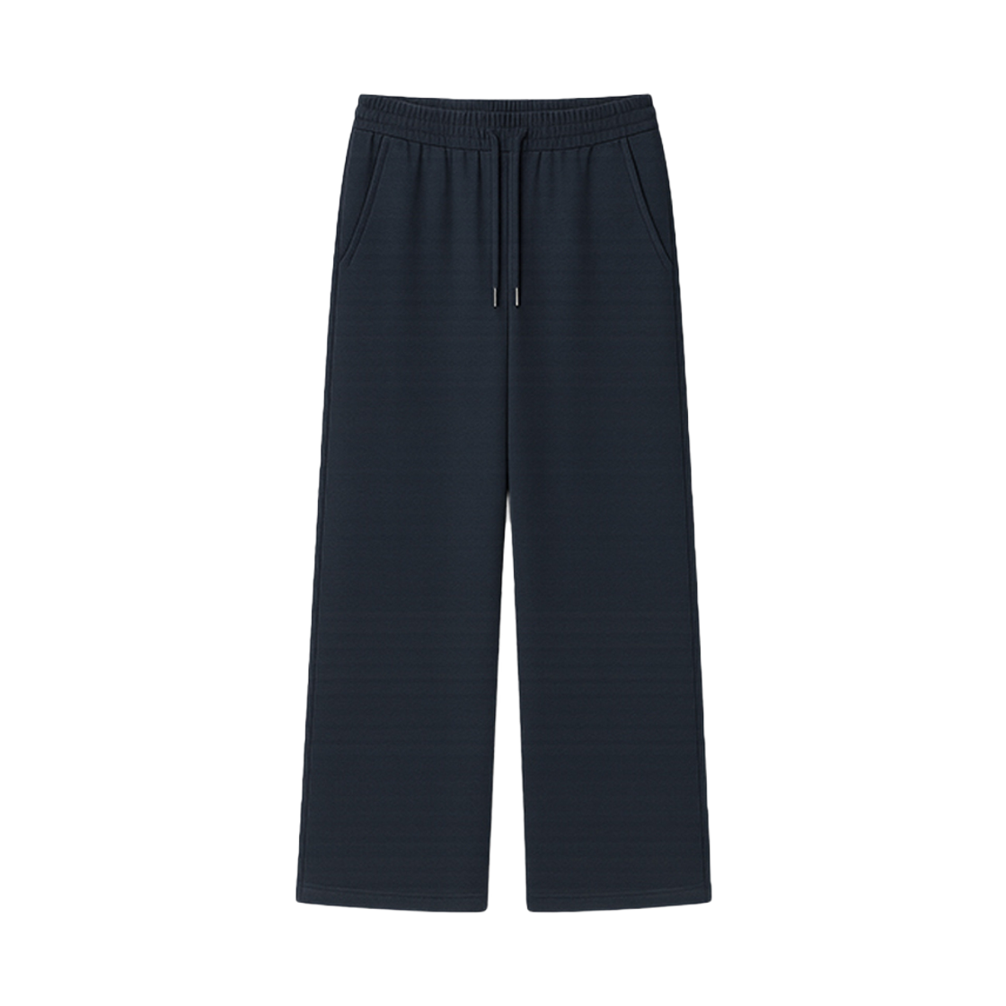 지크립 스트링 허리밴딩 와이드  트레이닝 스웻 팬츠 네이비(GCLIP String Waistband Wide Training Sweat Pants NAVY)