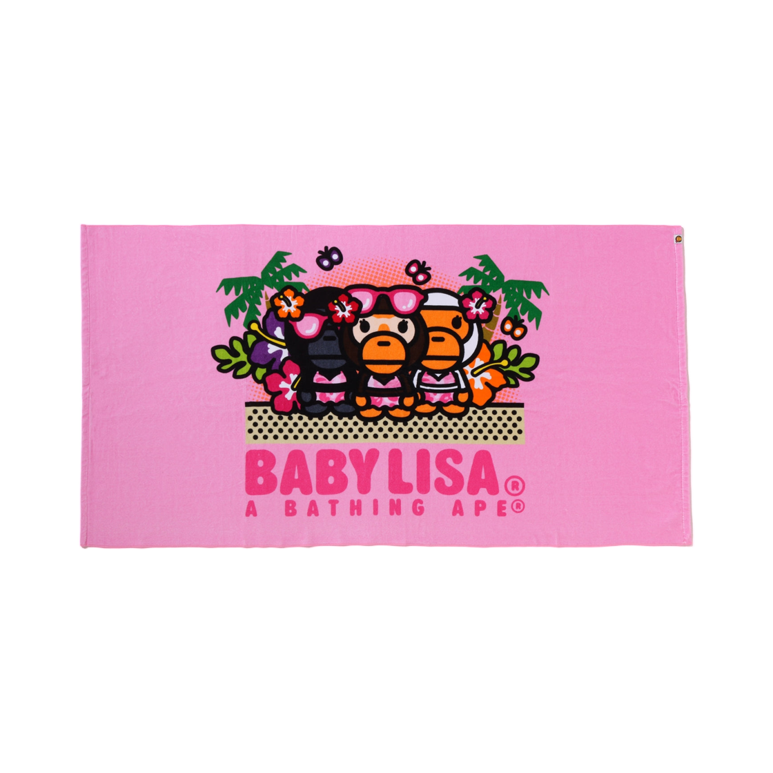 베이프 비치 썸머 리사 걸스 비치 타월 핑크(BAPE Beach Summer Lisa Girls Beach Towel Pink) - 1