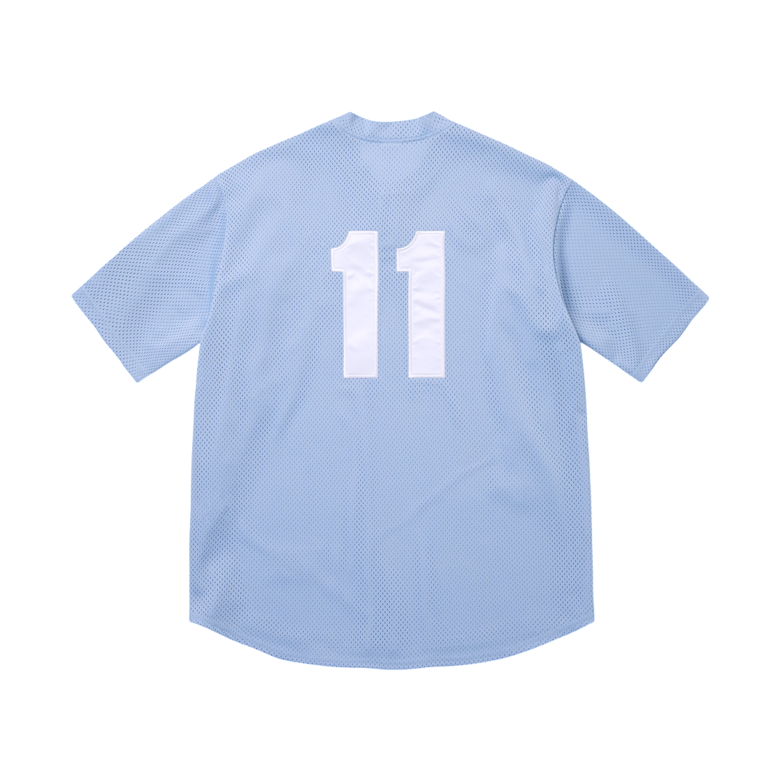 슈프림 샵 S 로고 베이스볼 헨리 라이트 블루 런던 - 26SS(Supreme Shop S Logo Baseball Henley Light Blue London - 26SS) - 2