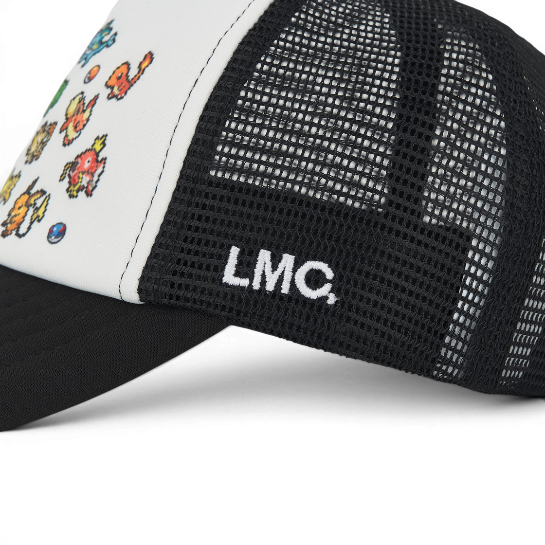 엘엠씨 x 포켓몬 픽셀 아트 멀티 트러커 캡 블랙(LMC x Pokemon Pixel Art Multi Trucker Cap Black) - 4