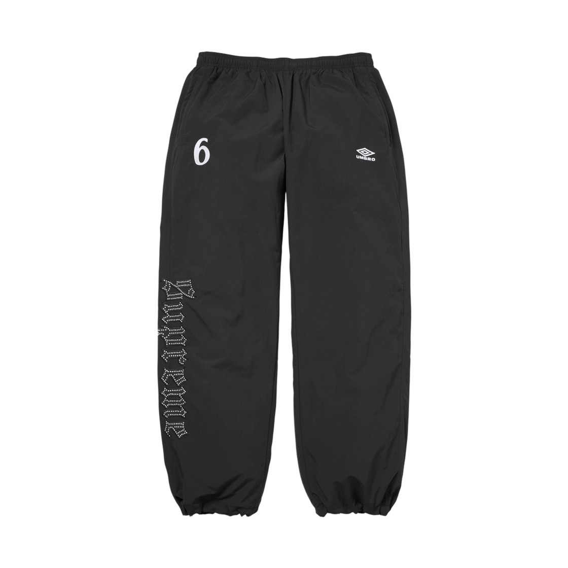 - Supreme x Umbro Rhinestone Track Pant Black - 26SS