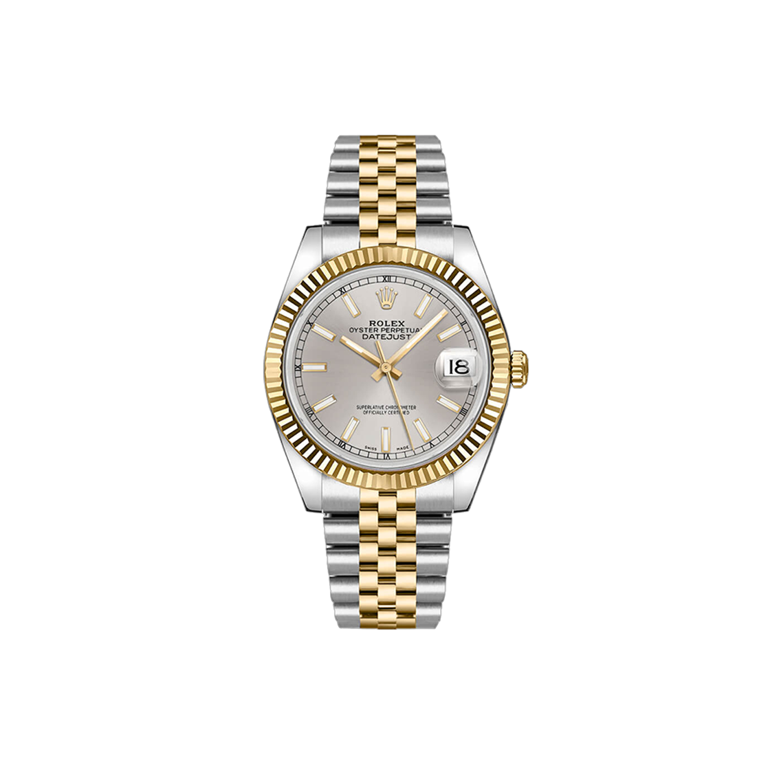 IT2DC63VH2I5 Rolex Datejust 116233 Silver Bar Jubilee No. 8111