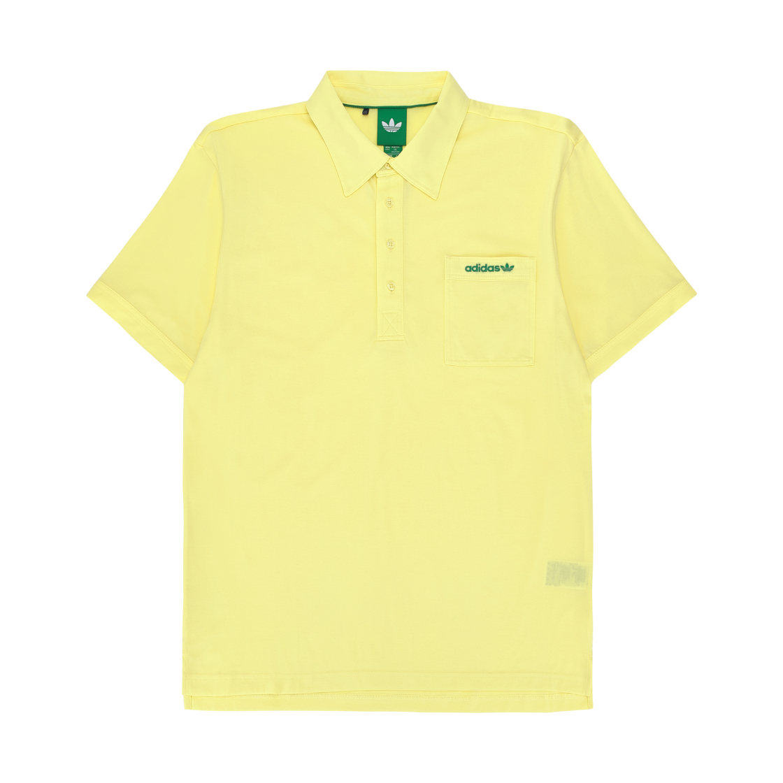 JH3850 Adidas Originals Archive Pocket Polo Shirt Almost Yellow - KR Sizing