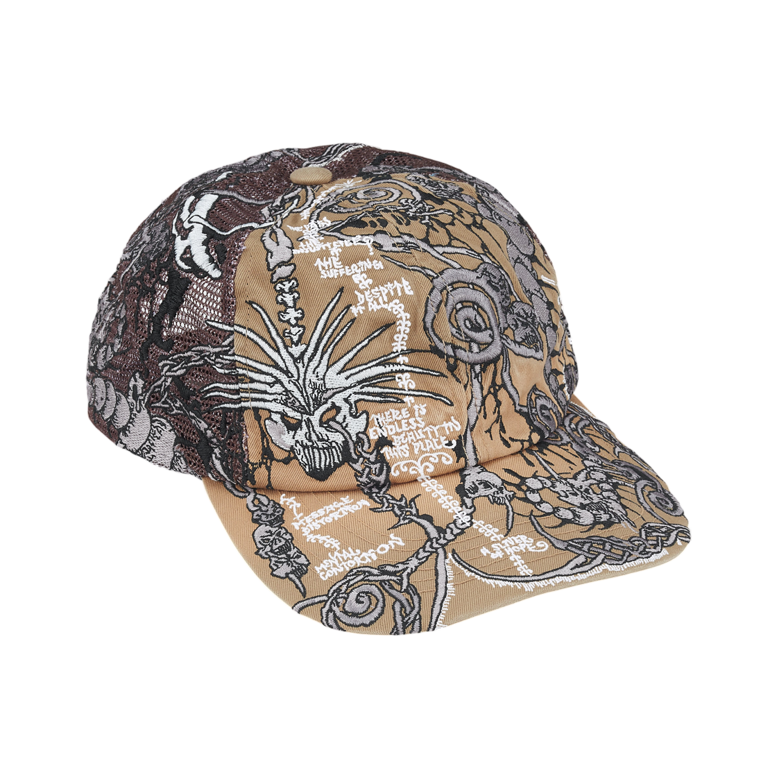 슈프림 웜뱃 자수 메쉬 백 6-패널 탄 - 26SS(Supreme Wombat Embroidered Mesh Back 6-Panel Tan - 26SS) - 2