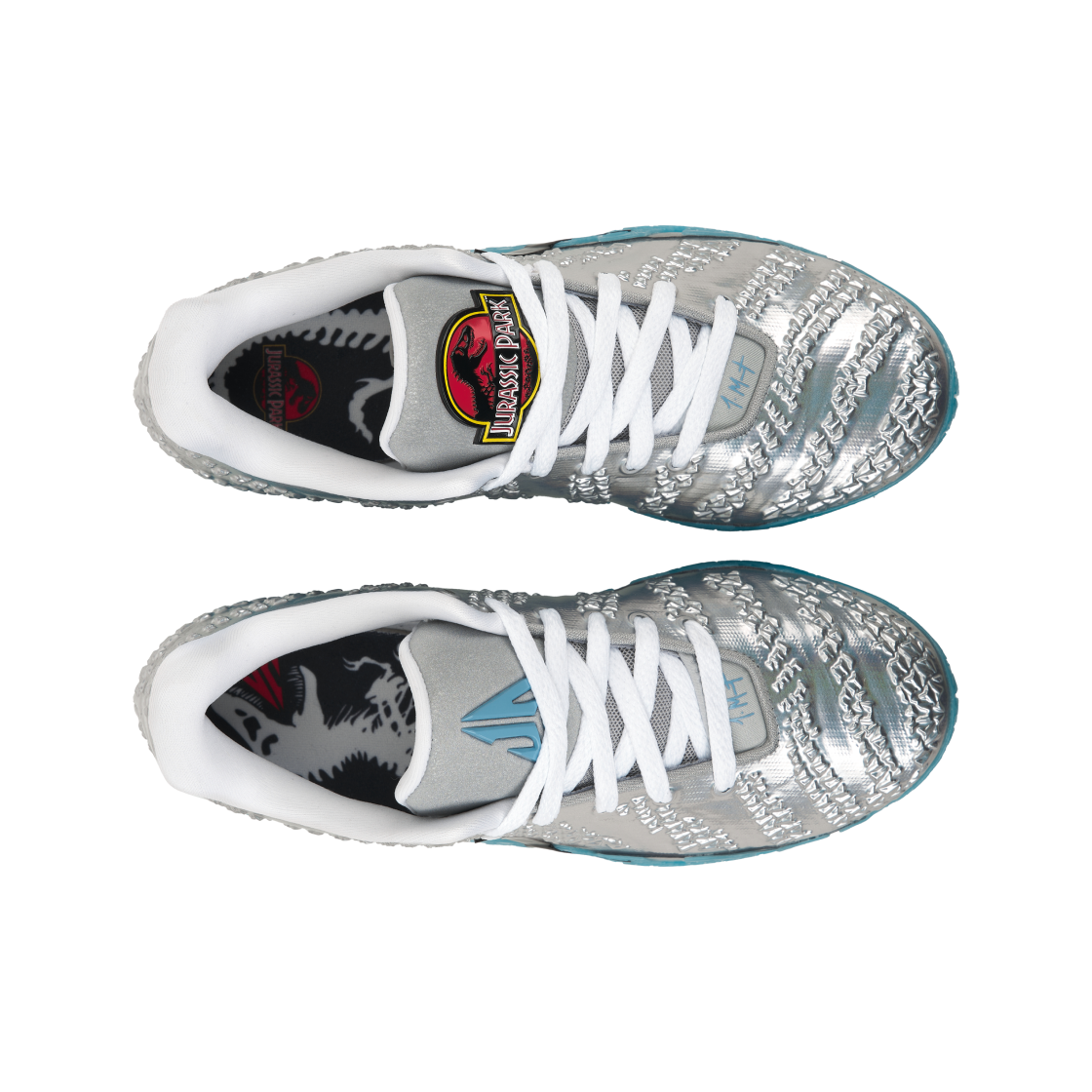 나이키 x 쥬라기 공원 자 3 EP 메탈릭 실버 블랙(Nike x Jurassic Park Ja 3 EP Metallic Silver Black) - 5