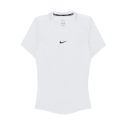 Nike Pro Dri-Fit Tight Short Sleeve Fitness Top White - Asia