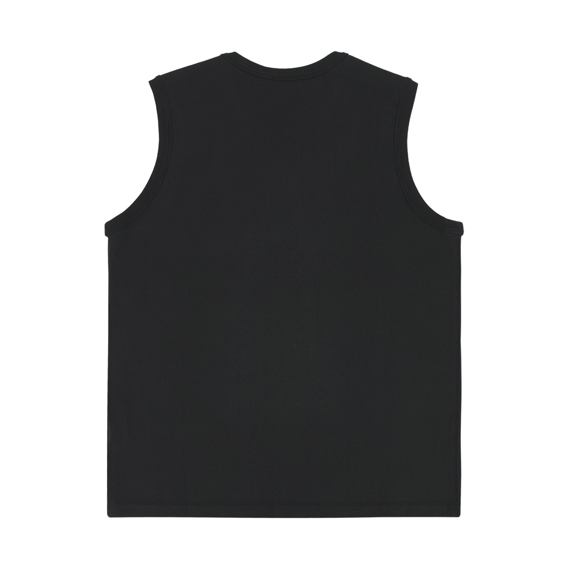 디젤 메탈릭 오발 D 코튼 탑 슬리브리스 블랙(Diesel Sleeveless Cotton Top with Metallic Oval D Black) - 2