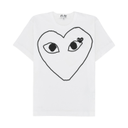 Play Comme des Garcons Black Heart T-Shirt White