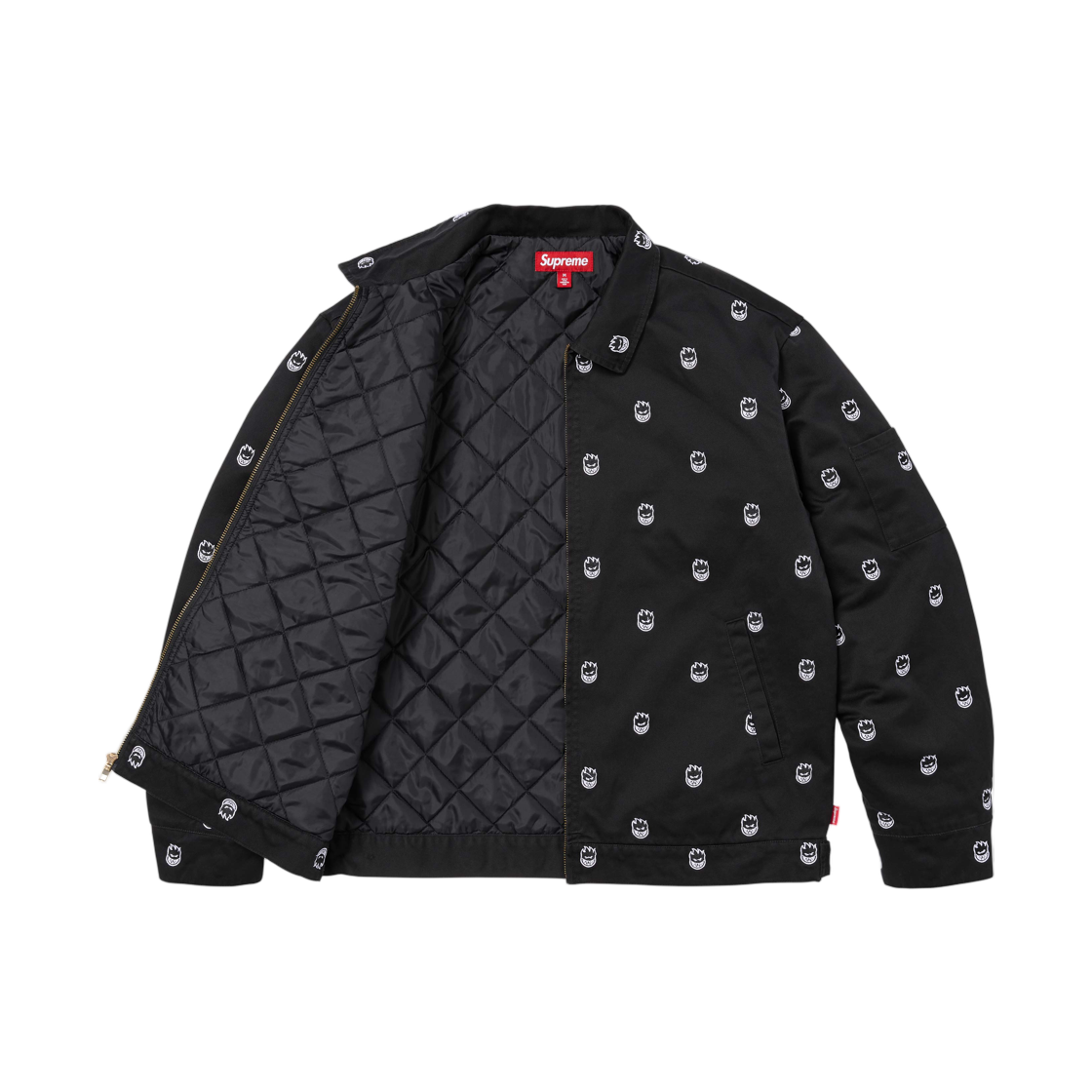 슈프림 x 스핏파이어 워크 자켓 블랙 - 26SS(Supreme x Spitfire Work Jacket Black - 26SS) - 3