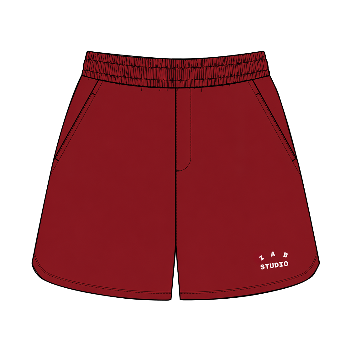 아이앱 스튜디오 아이앱 쇼츠 버건디(IAB Studio IAB Shorts Burgundy) - 1