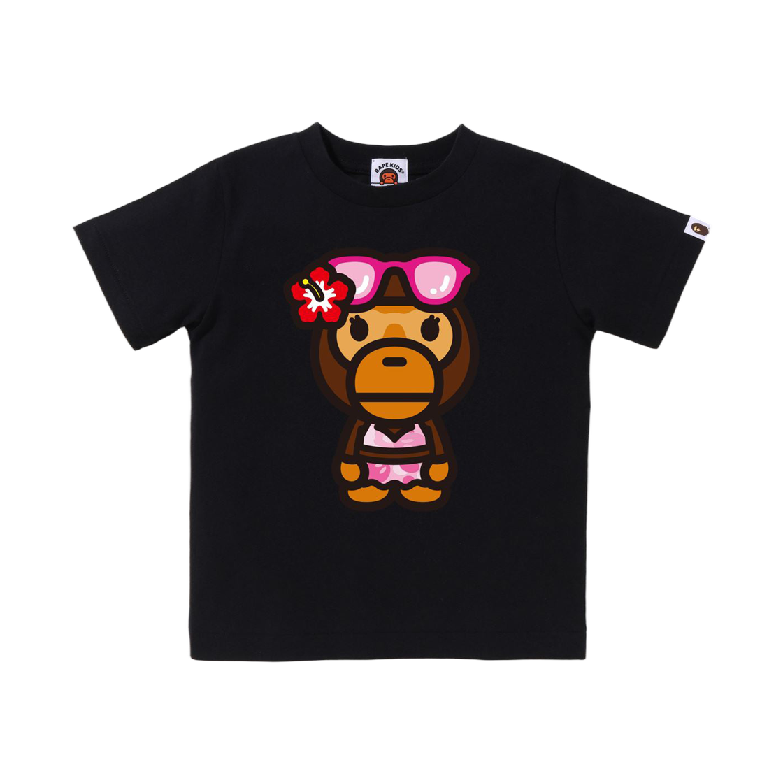 - (Kids) BAPE Big Baby Lisa Summer T-Shirt Black