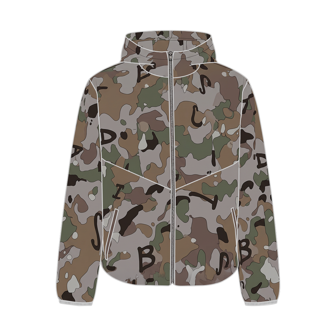 아이앱 스튜디오 아이앱 카모 윈드 자켓 카모플라쥬(IAB Studio IAB Camo Wind Jacket Camouflage) - 1