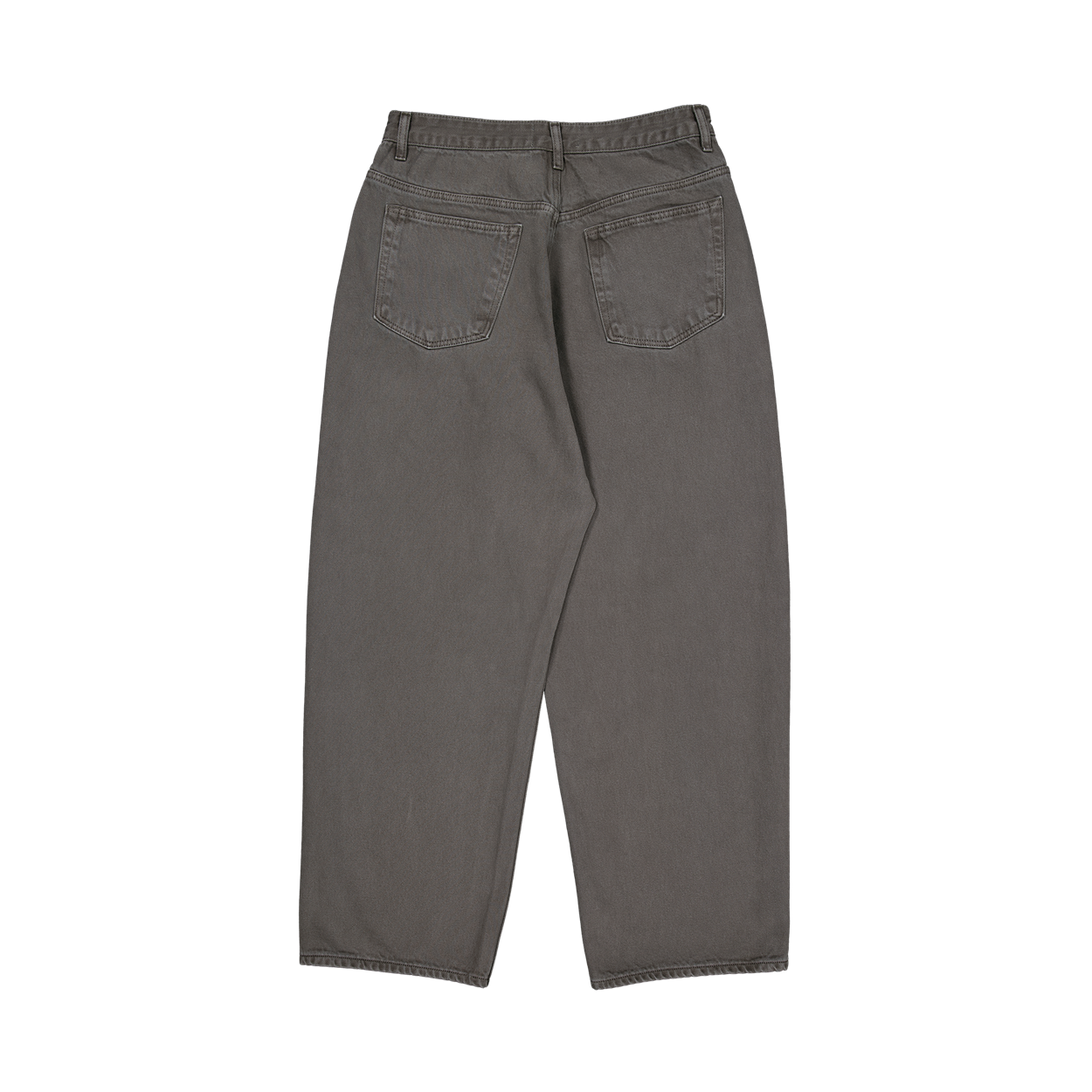 언더마이카 무.186 클래식 로고 모노 와이드 니턱 팬츠 그레이(Undermycar Mu.186 Classic Logo Mono Wide Knee Tuck Pants Gray) - 3
