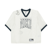 (W) Nike NSW Street Oversized Graphic Jersey Sail Armory Navy - Asia