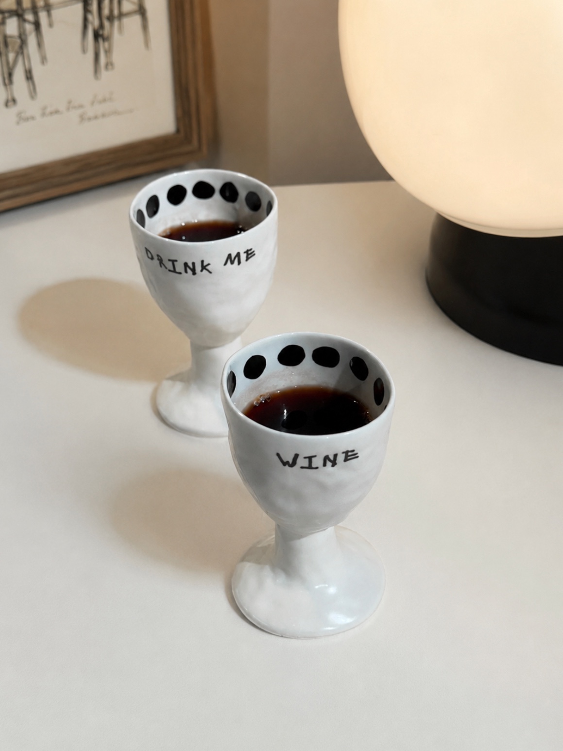 LOFA SEOUL [GIFT] DRINK ME WIne Cup 2P Set 착용 스타일