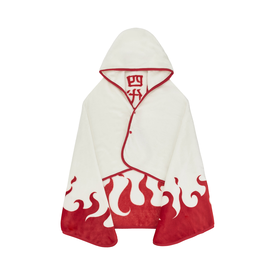 스파오 x 나루토 후드 담요 화이트(Spao x Naruto Hooded Blanket White)