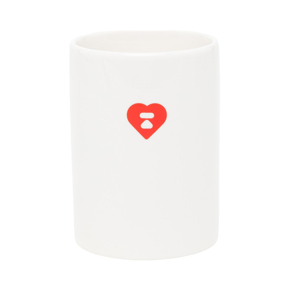 베이프 하트 로고 화이트 세라믹 티 컵 화이트(BAPE Heart Logo White Ceramic Tea Cup White) - 1