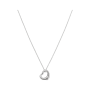 Tiffany & Co. Elsa Peretti Open Heart Pendant 11mm Silver