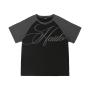 HAiiLO Signed Raglan Stamp Charcoal