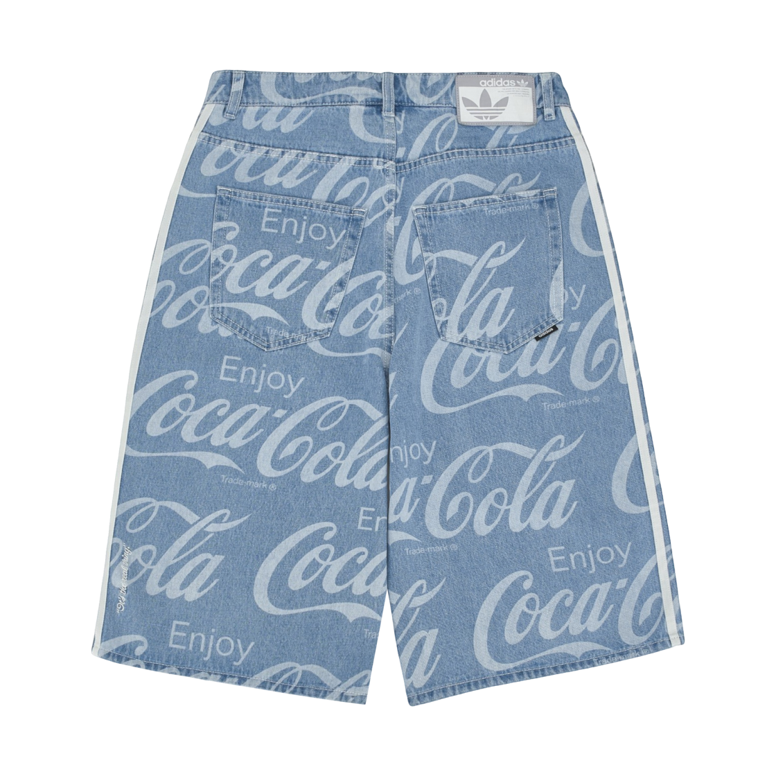 아디다스 x 코카콜라 클래식 스포츠 데님 쇼츠 인디고 데님 - KR 사이즈(Adidas x Coca-Cola Classic Sport Denim Shorts Indigo Denim - KR Sizing) - 2