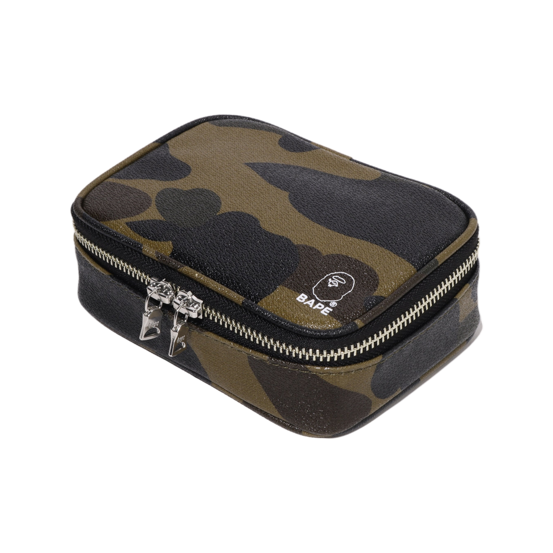 - BAPE 1st Camo Amenity Pouch Travel Green