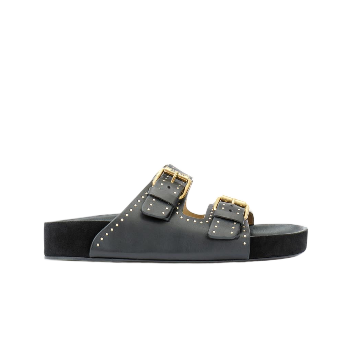 (W) 이자벨 마랑 레뇨 샌들 블랙((W) Isabel Marant Lennyo Sandals Black)